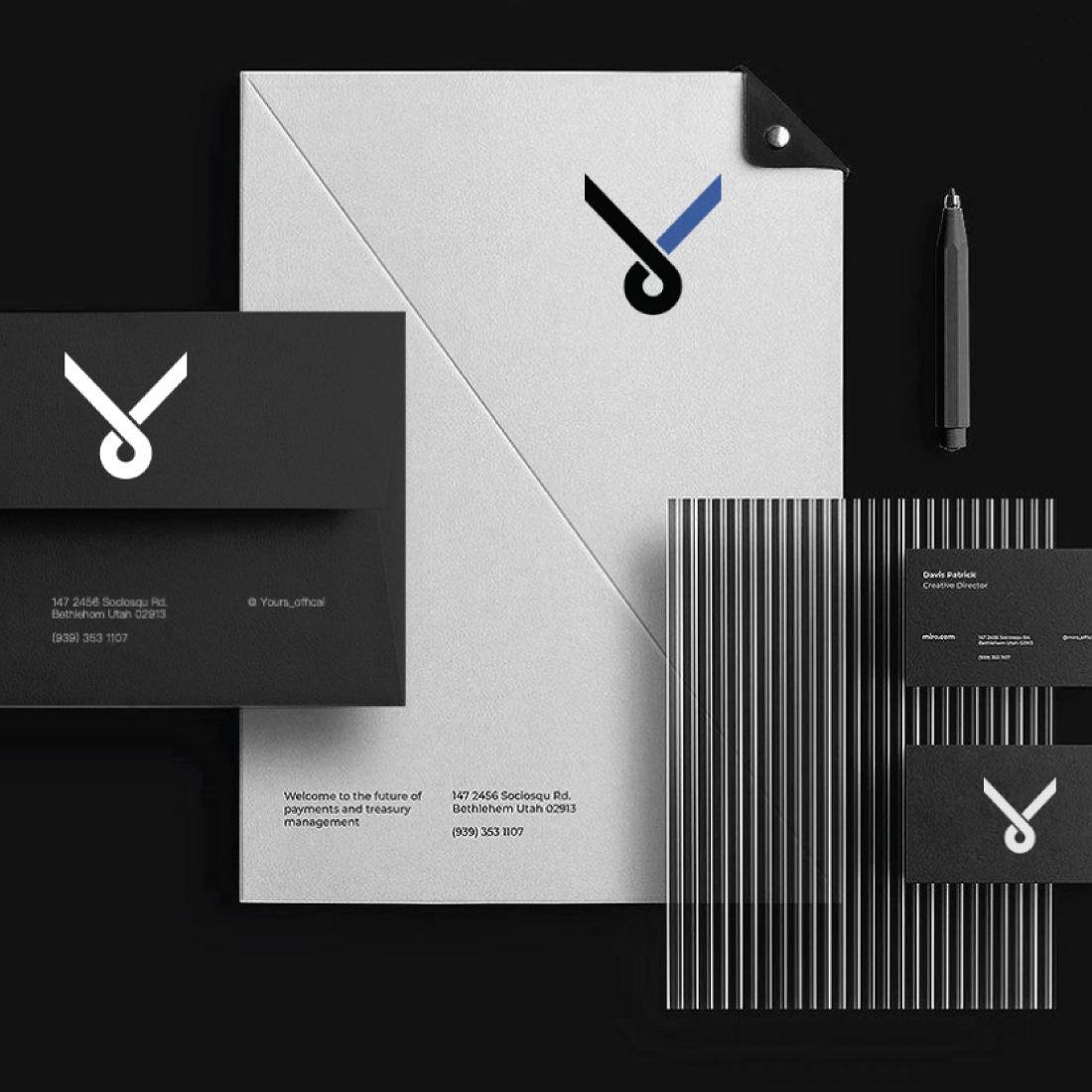 VJ or V Letter Logo Template-Brand Identity preview image.