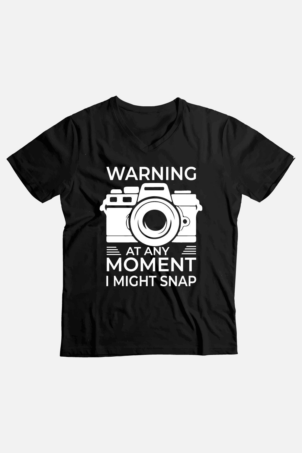 Warning At Any Moment I Might Snap Funny photographer t-shirt pinterest preview image.