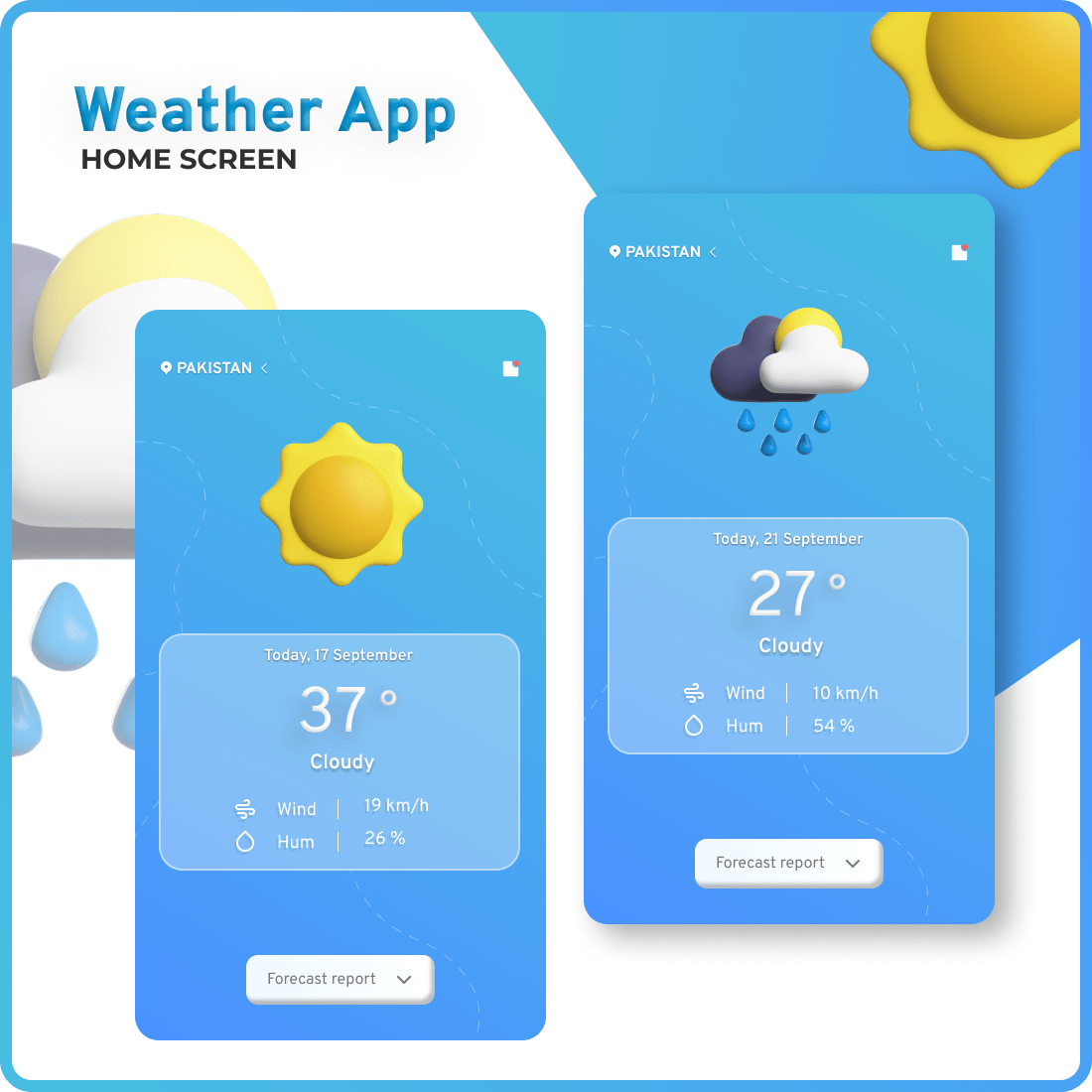 Weather APP preview image.