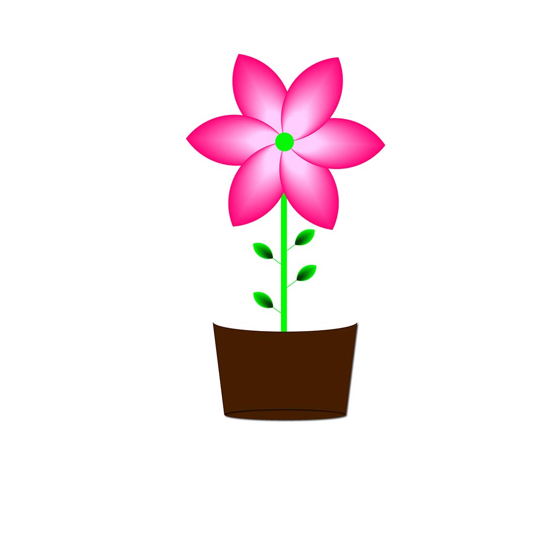 flower bundle vector  vector flowers in illustrator preview image.