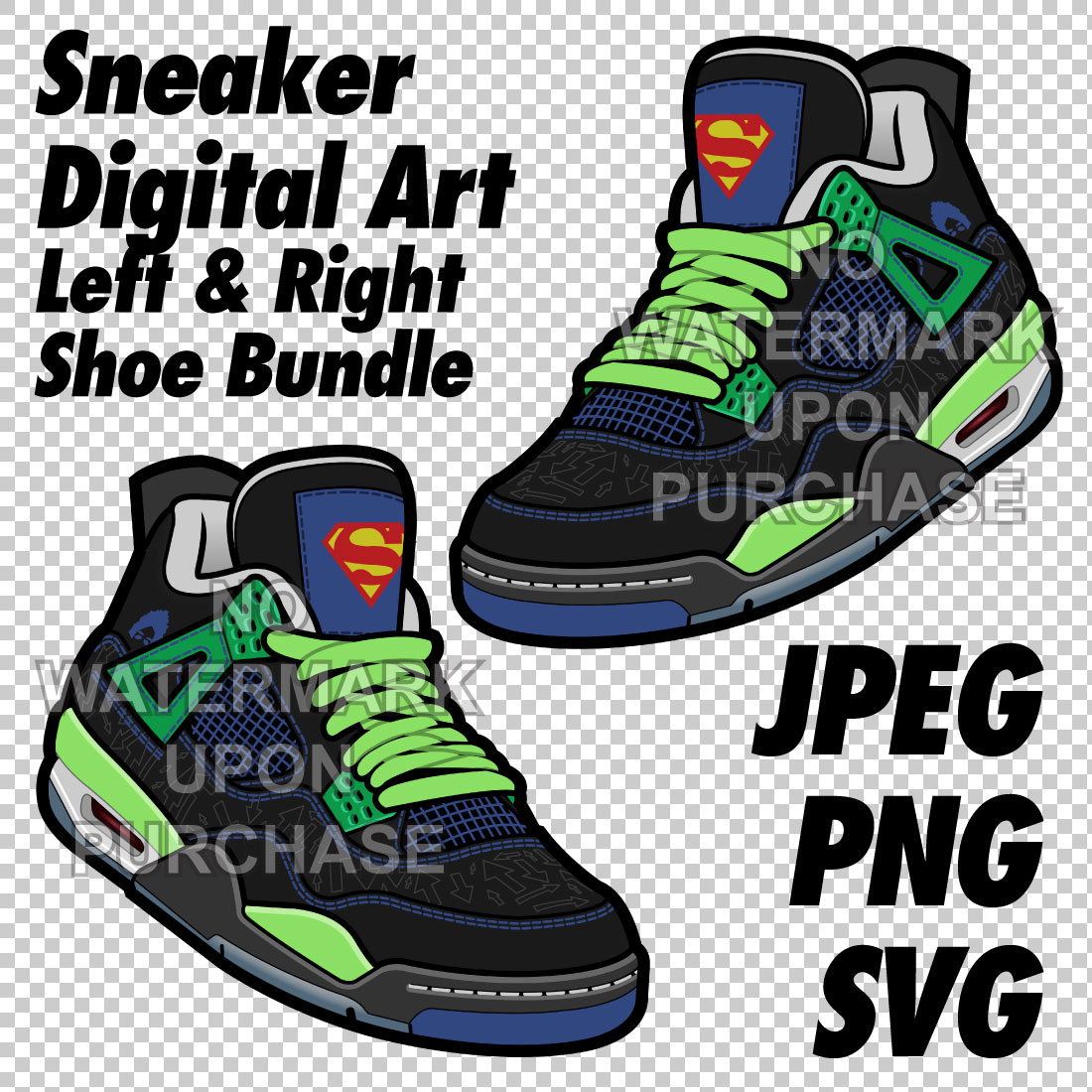 Air Jordan 4 Doernbecher JPEG PNG SVG digital download cover image.
