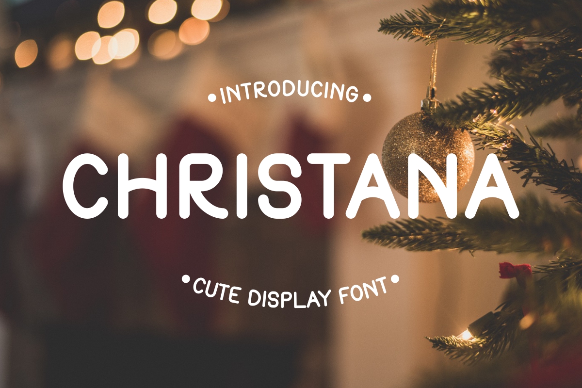 01 christana cute display font preview 997
