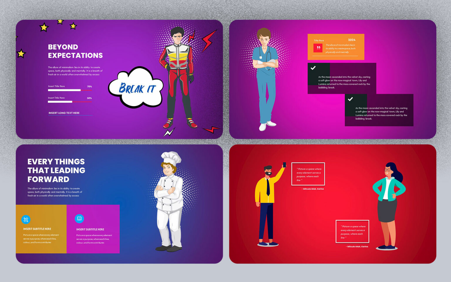 Comic Style Urban PowerPoint Presentation Template - MasterBundles