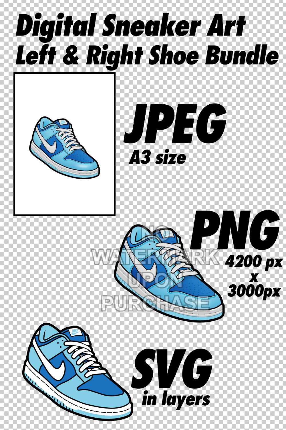 Dunk Low Argon JPEG PNG SVG digital download pinterest preview image.