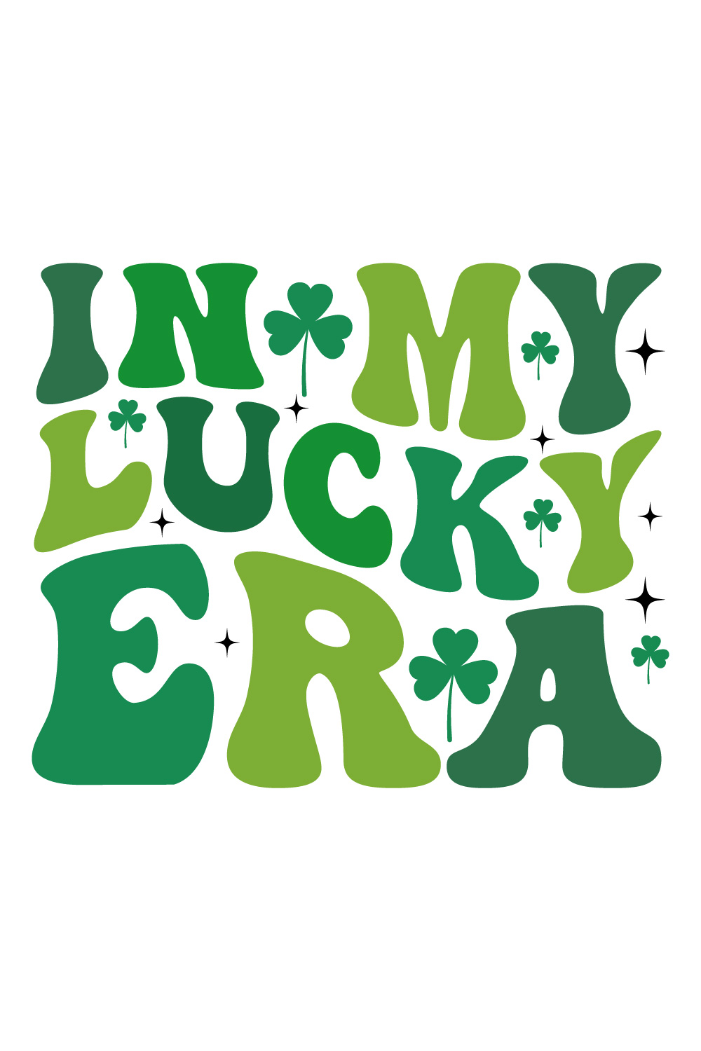 In My Lucky Era Retro,Svg,Era T shirt,Happy St Patrick Day Svg,Patricks Day Saying,Shamrock Svg,Clover Svg,Lucky,Pinches Svg,Irish Svg,Funny St Patrick's,Instant Download,T shirt,Svg Cut File,Cricut pinterest preview image.