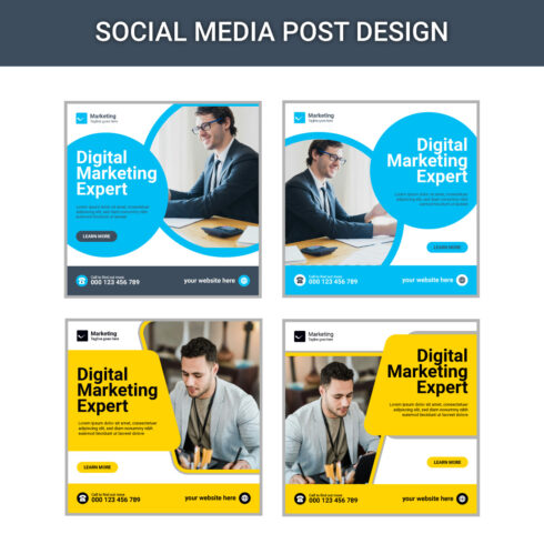 Social Media Post Design Template cover image.