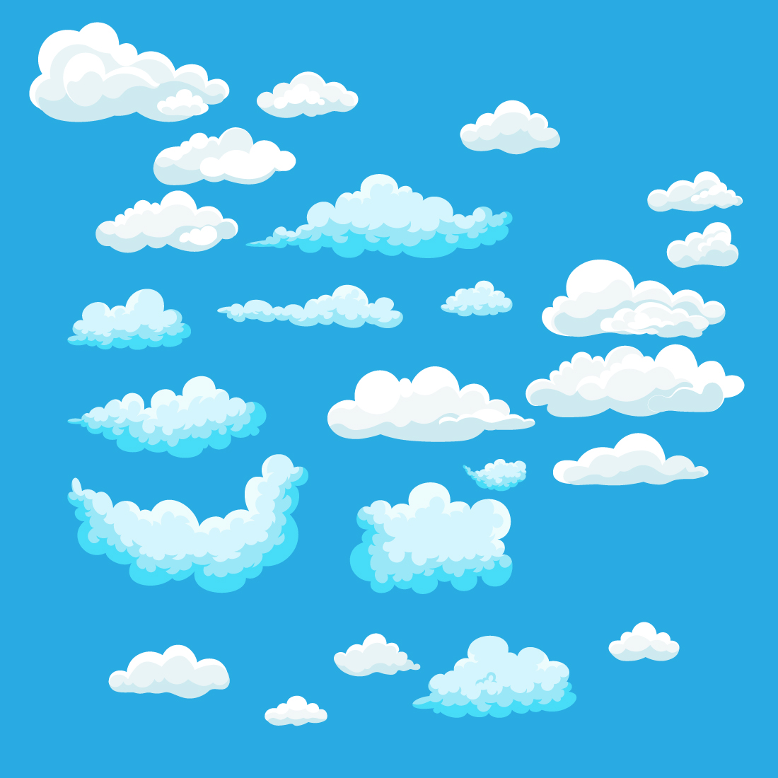 VECTOR CLOUD ILLUSTRATION preview image.