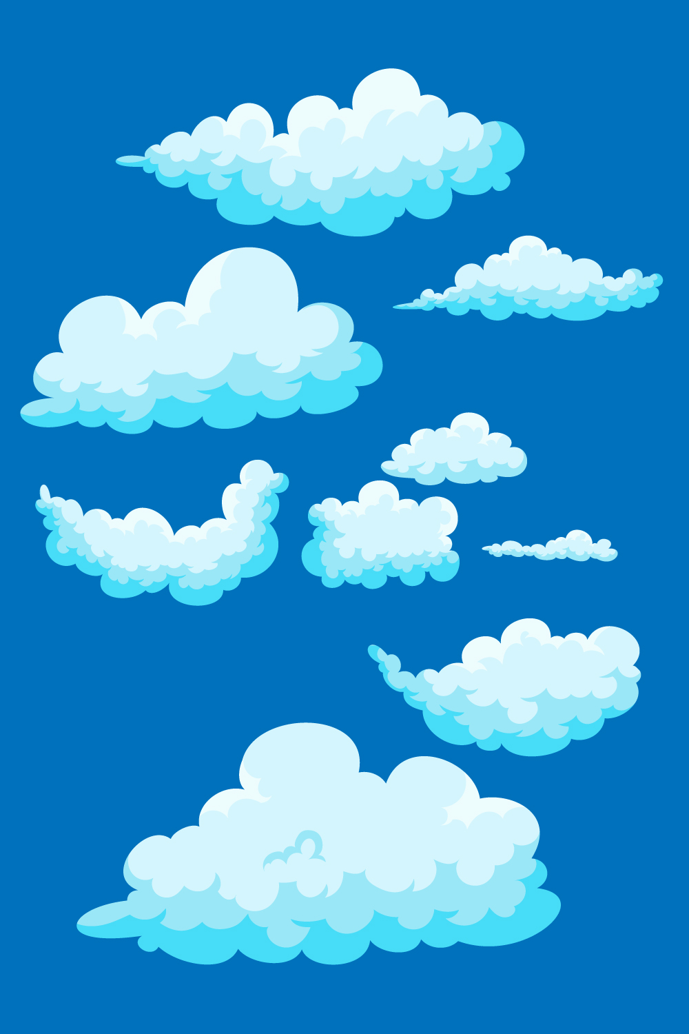CLOUD VECTOR ICON pinterest preview image.
