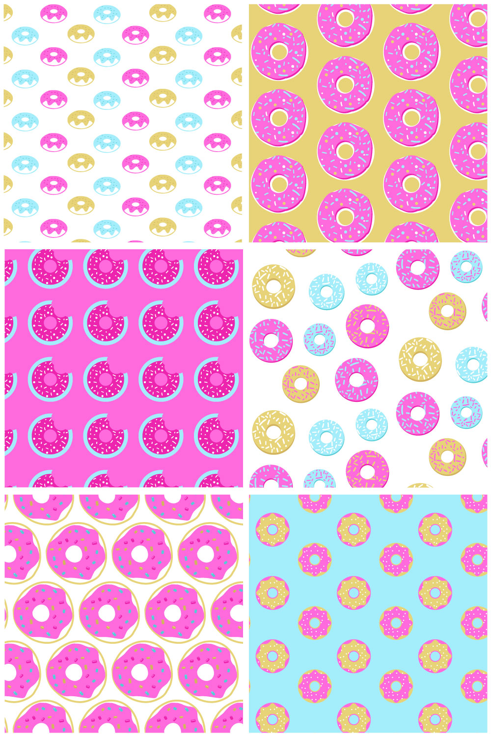 Sprinkles Donuts Patterns pinterest preview image.