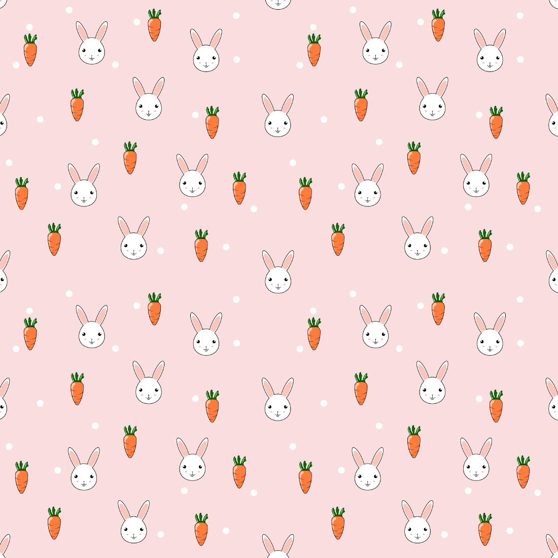 simple Vector seamless pattern design preview image.