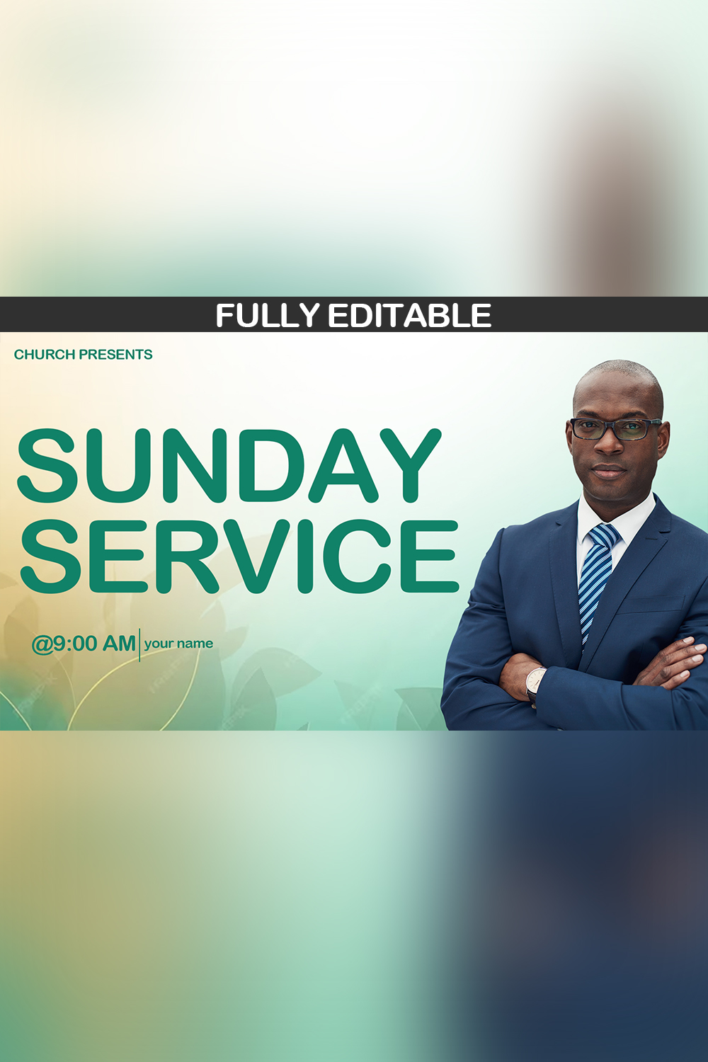 SUNDAY SERVICE THUMBNAIL pinterest preview image.