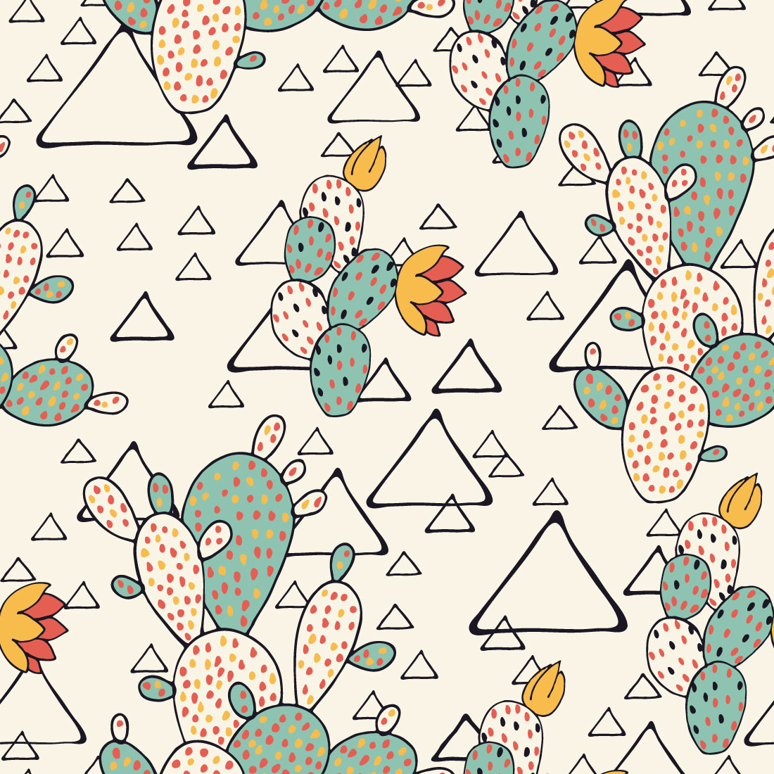 Prickly Pear Pattern preview image.