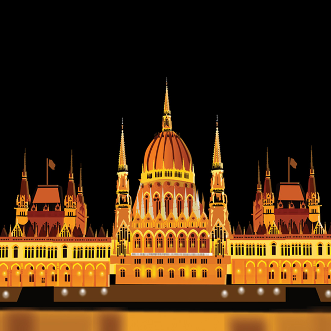 The Hungarian Parliament Building ,Parliament of Budapest preview image.