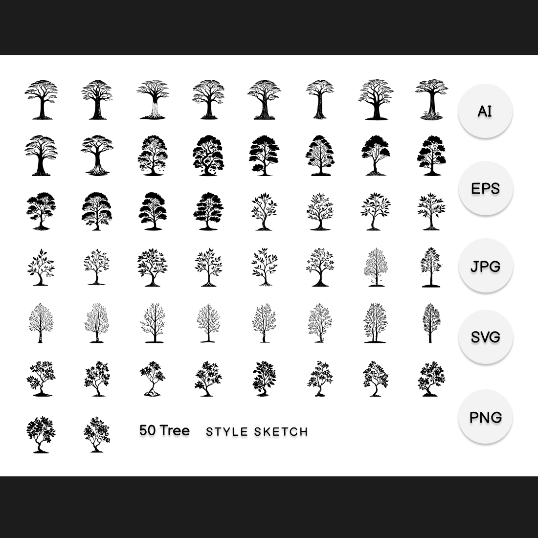 Tree Element Draw Black cover image.