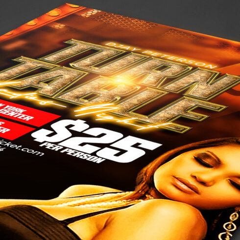 2024 Party Flyer template in PSD cover image.
