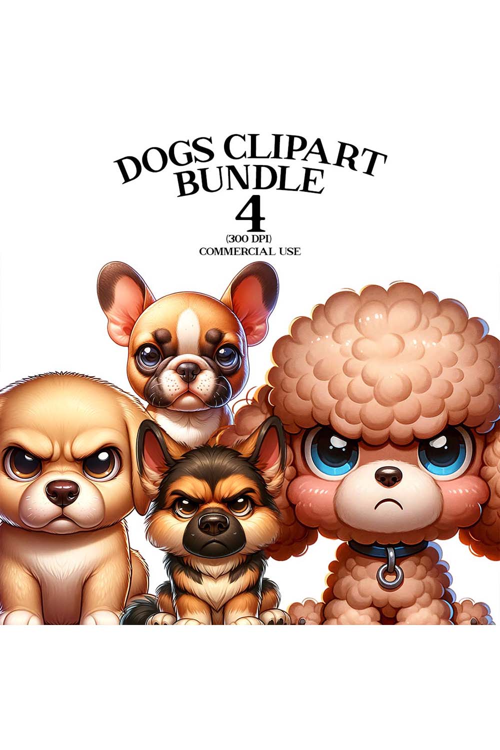 Dogs Clipart Bundle | Animals Clipart Bundle | Clipart pinterest preview image.