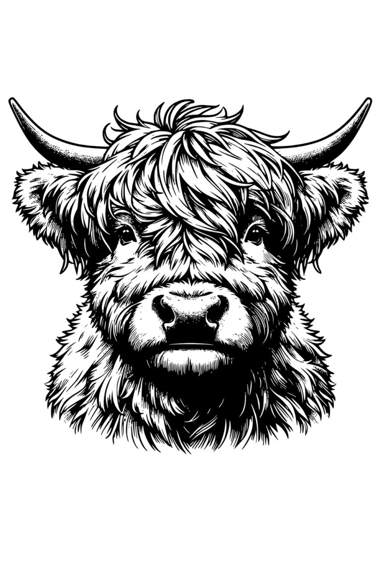 Highland Cow SVG | Highland Cow Clipart | SVG - MasterBundles