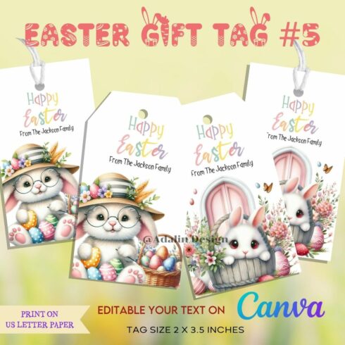 Easter Gift Tags #5 cover image.