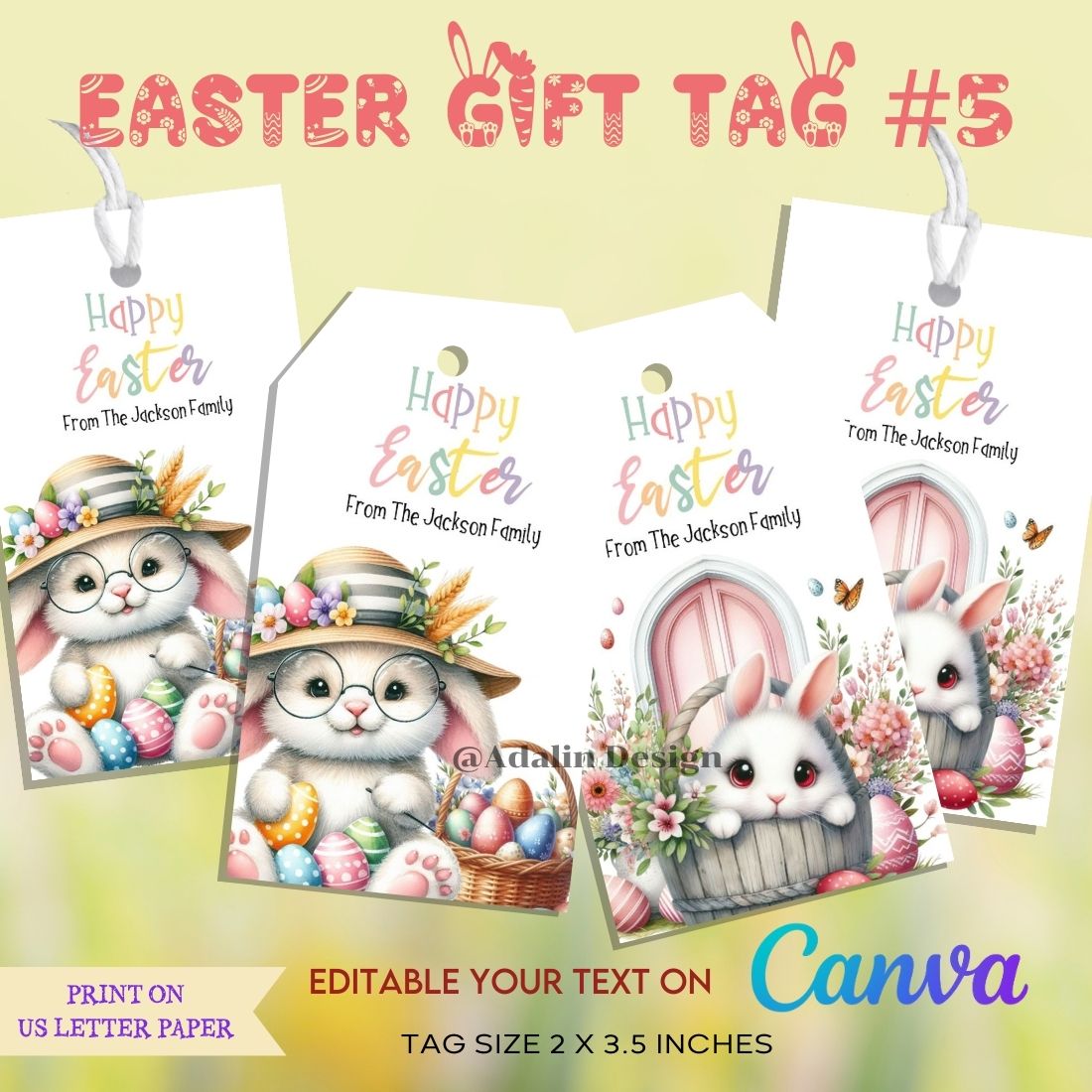 Easter Gift Tags #5 cover image.