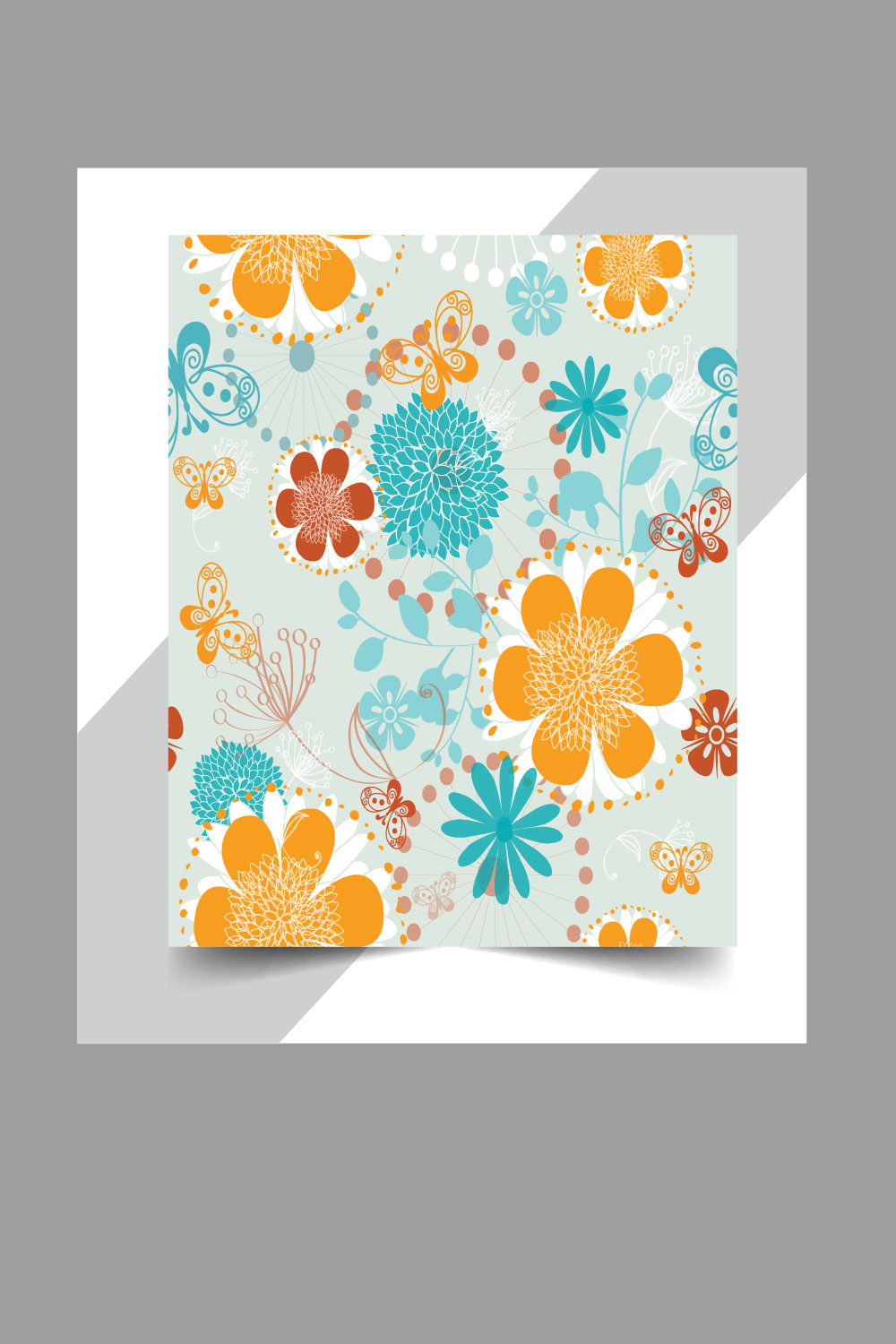 I will design seamless repeat vector patterns for textile prints pinterest preview image.