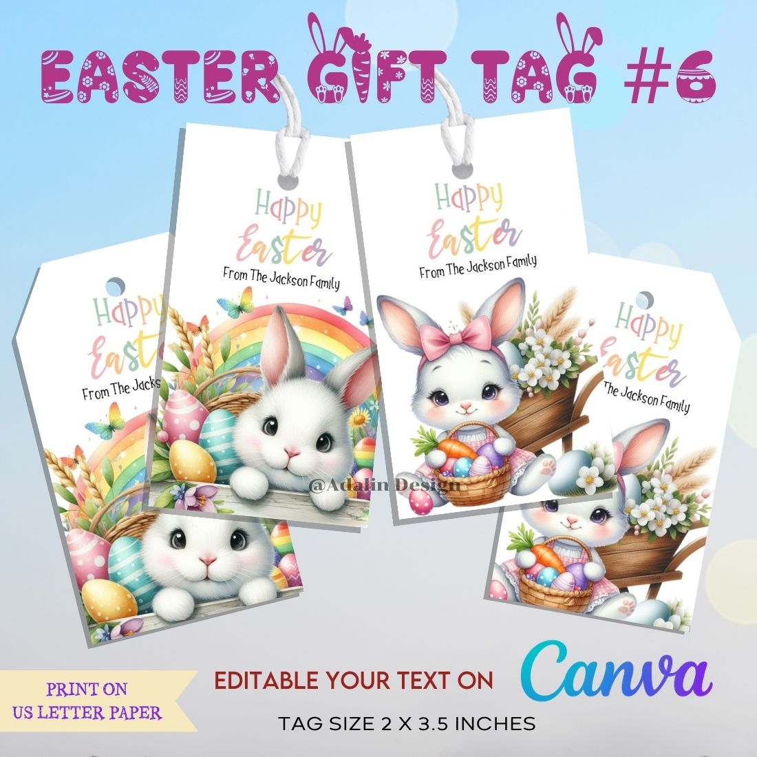 Easter Gift Tags #6 cover image.