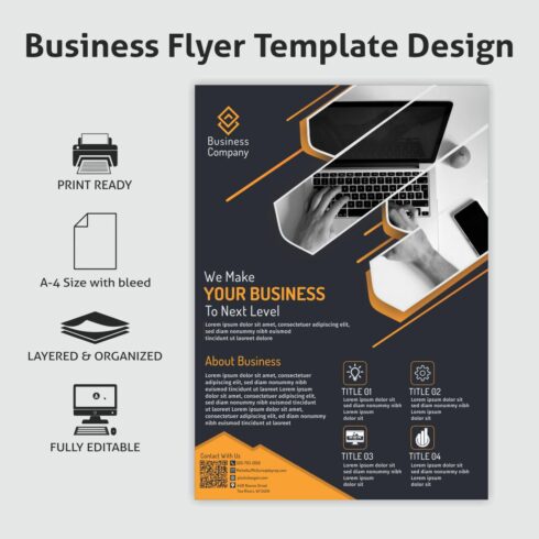 Business Flyer Template Design cover image.