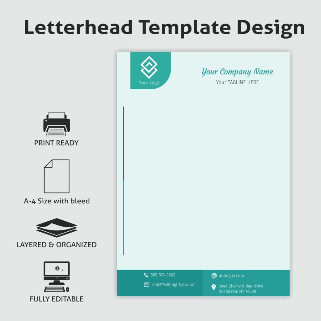 Letterhead Template - MasterBundles