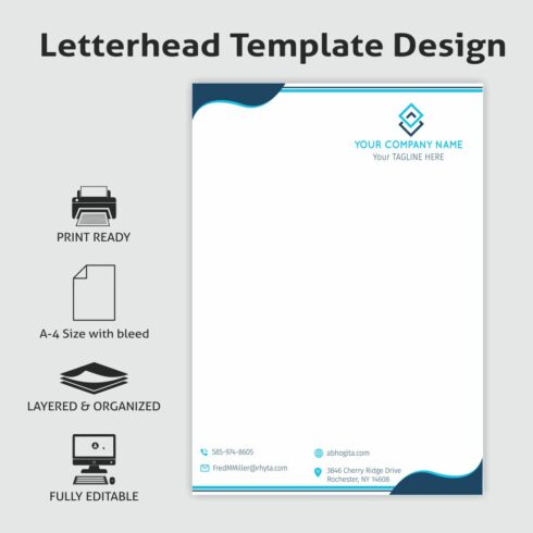 Letterhead Tamplate cover image.