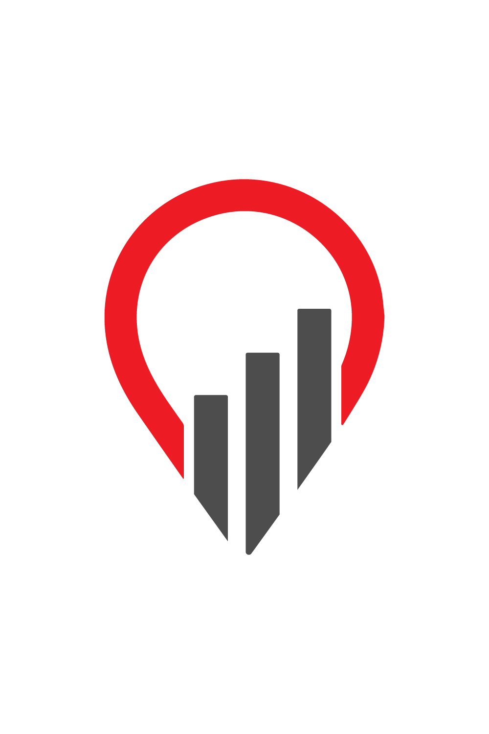 Location with Finance icon pinterest preview image.