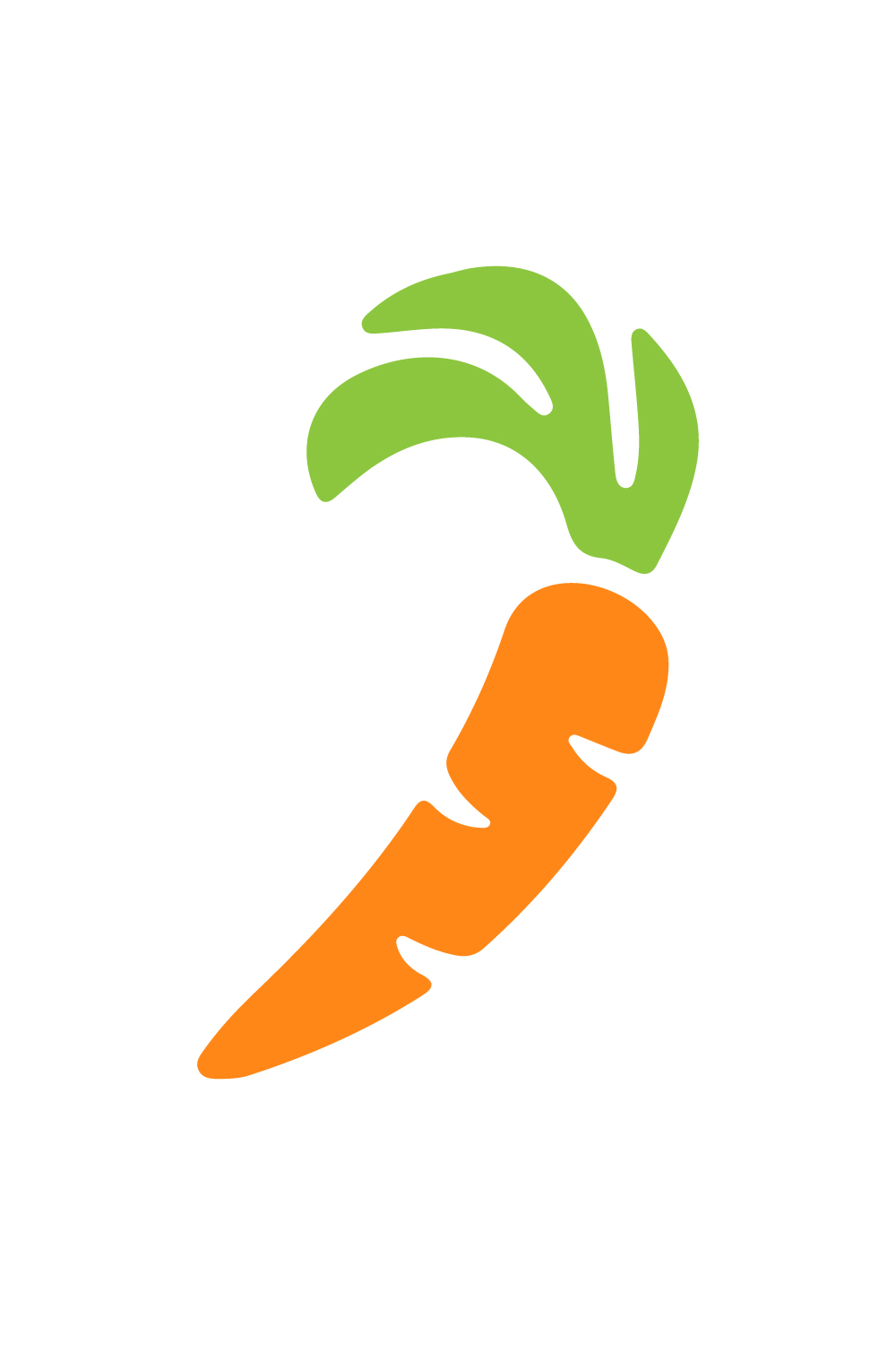 Carrot Vector pinterest preview image.