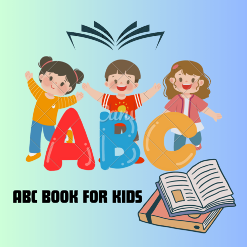 ABC Book For KIDS cover image.