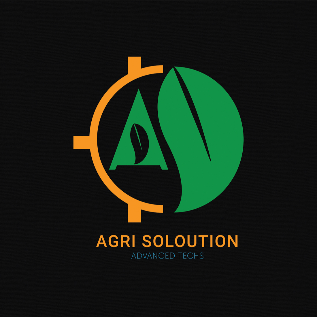 Three agriculture, Farming and agro tech logos preview image.