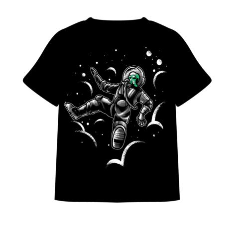alien astronaut t-shirt cover image.