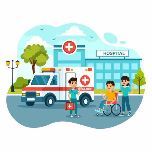 10 Ambulance Car Illustration cover image.