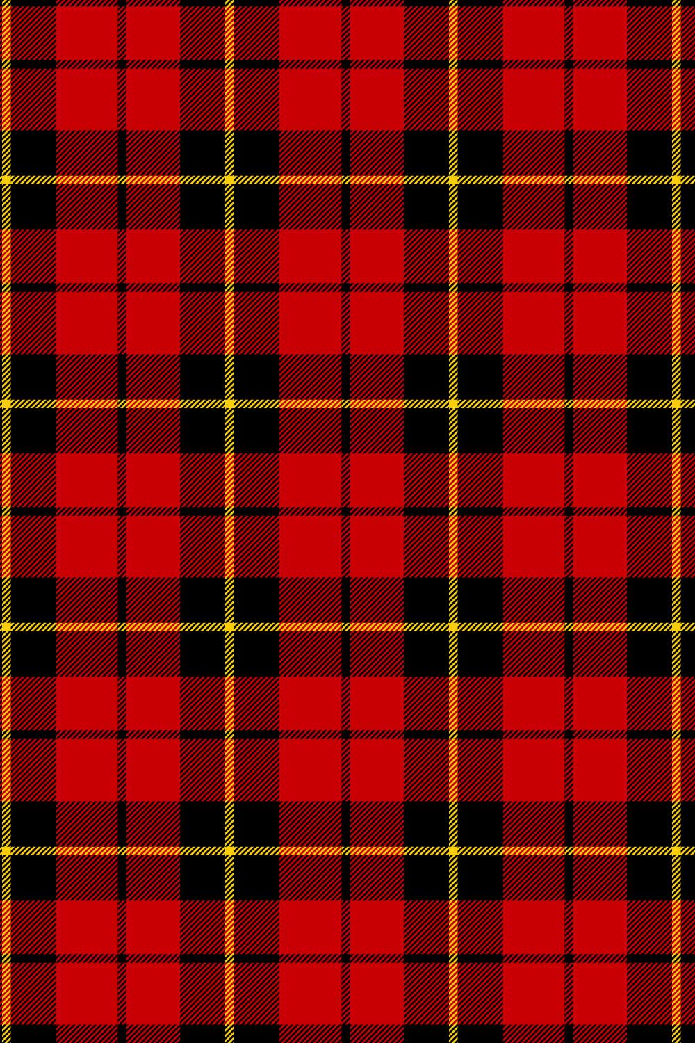 Red Color Tartan Plaid Clan Wallace Design Pattern for Fabrics, Textiles and Backgrounds pinterest preview image.