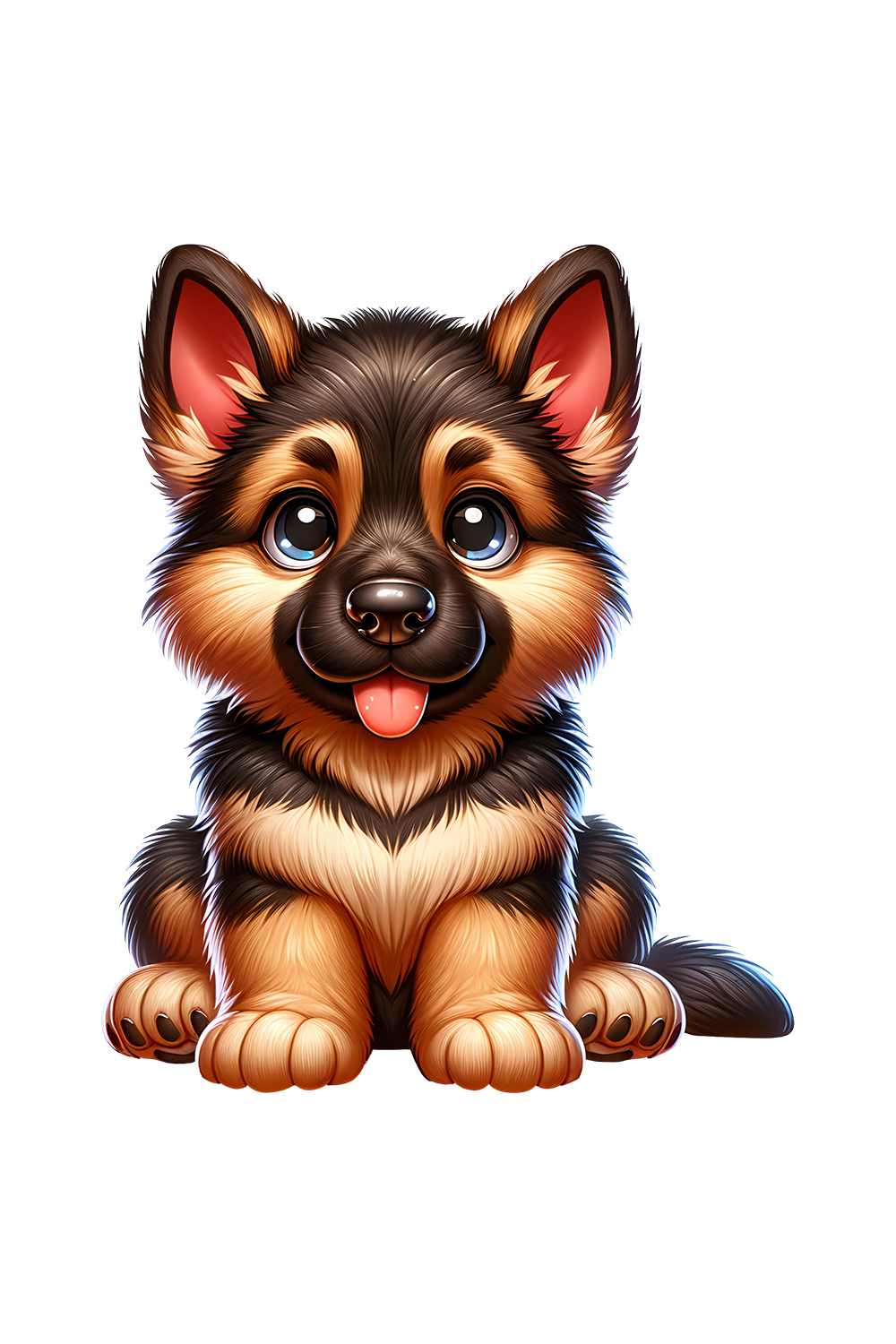 Cute Dog Clipart | Animals Clipart | PNG pinterest preview image.