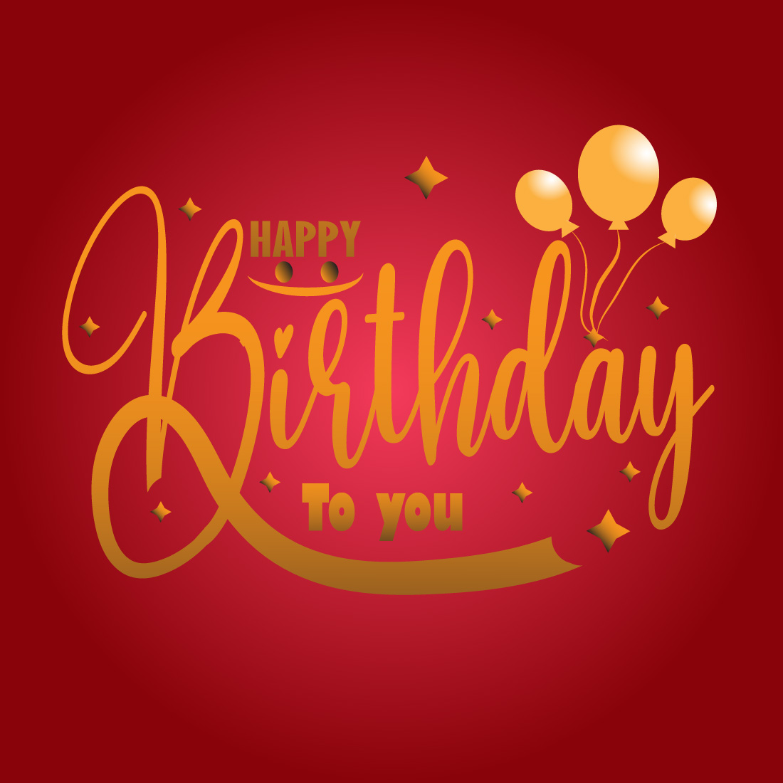 Happy Birth Day vector design for your business preview image.