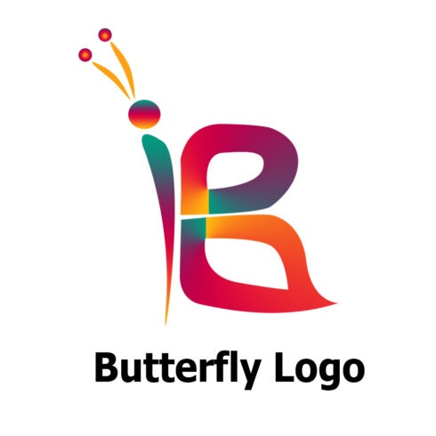 Colorful Butterfly-Logo Template cover image.