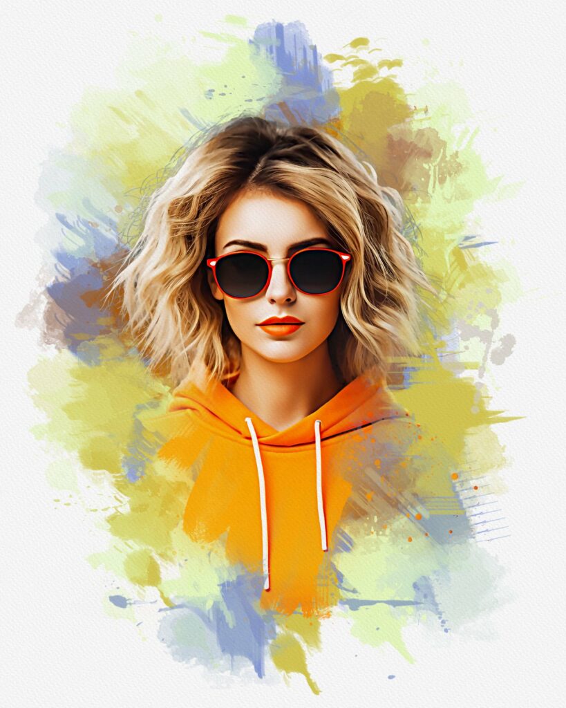 Watercolor Serene Splashes Photo Masterbundles