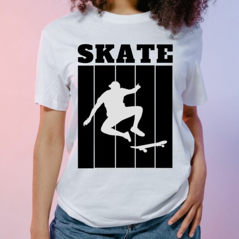 skate t-shirt design cover image.