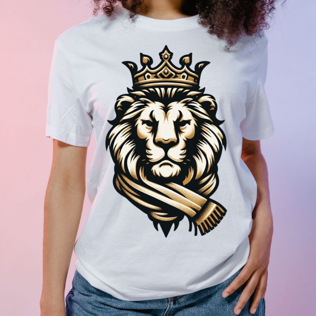 King lion design cover image.