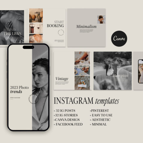 Canva Instagram Templates For Photographers cover image.