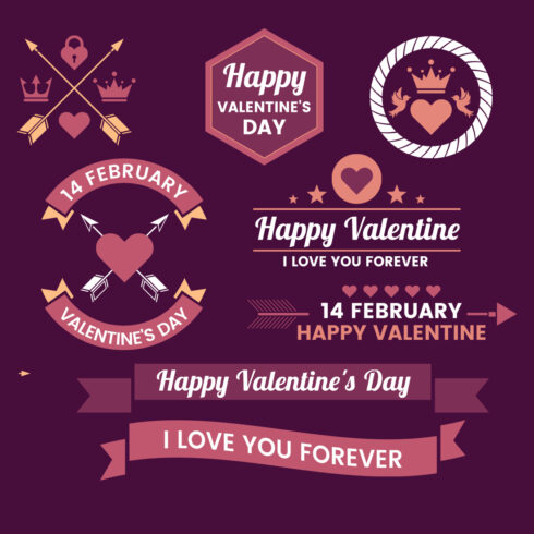 valentine logo ribbons cover image.