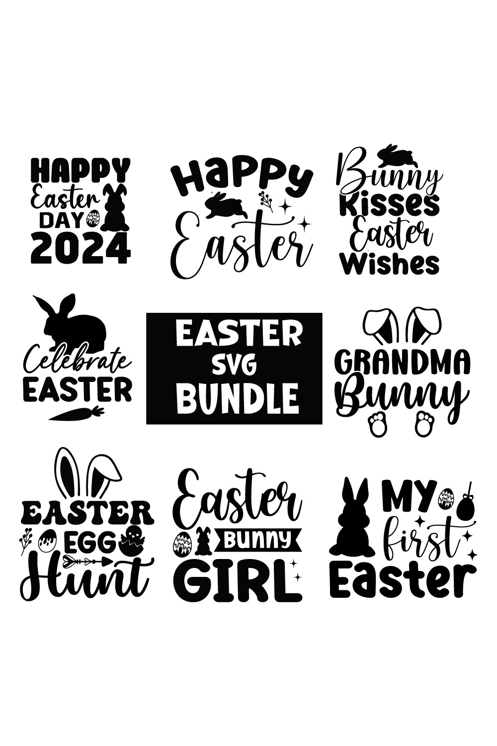 Retro,Happy Easter Svg,Png,Bunny Svg,Retro Easter Svg,Easter Quotes,Spring Svg,Easter Shirt Svg,Easter Gift Svg,Funny Easter Svg,Bunny Day, Egg for Kids,Cut Files, pinterest preview image.