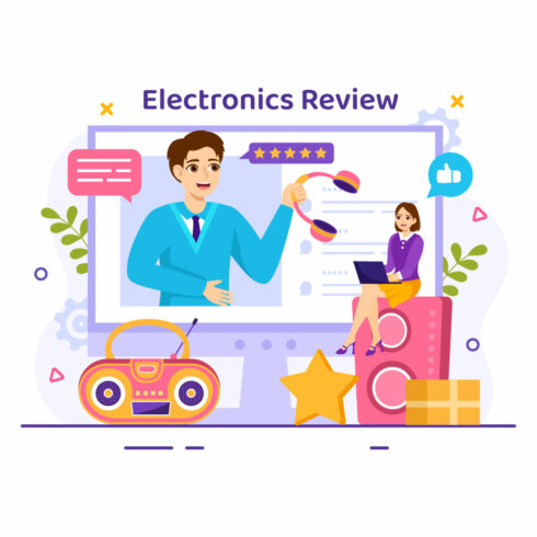 12 Electronics Review Illustration cover image.