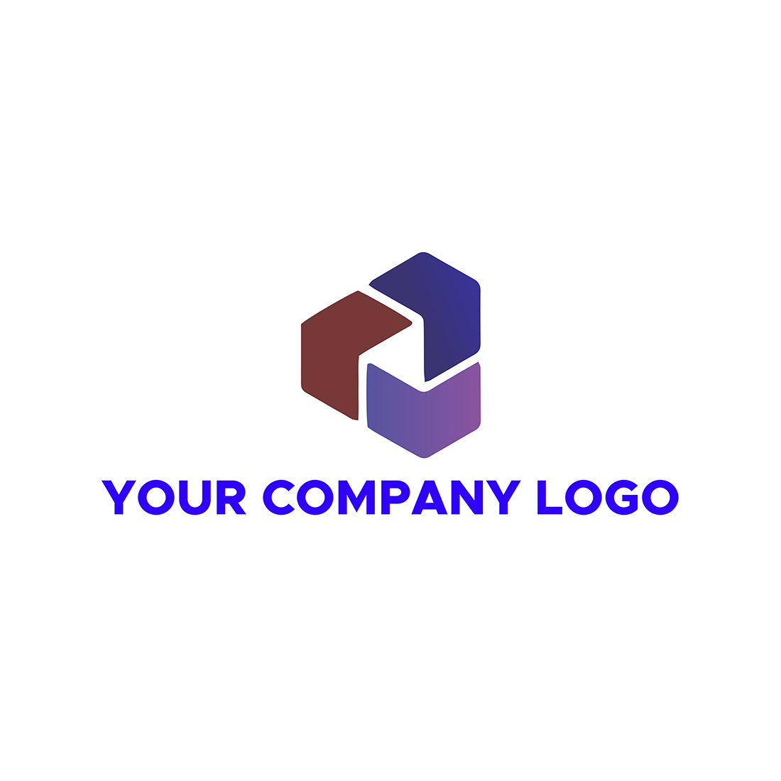 Tape your company Name Here and Use this logo preview image.