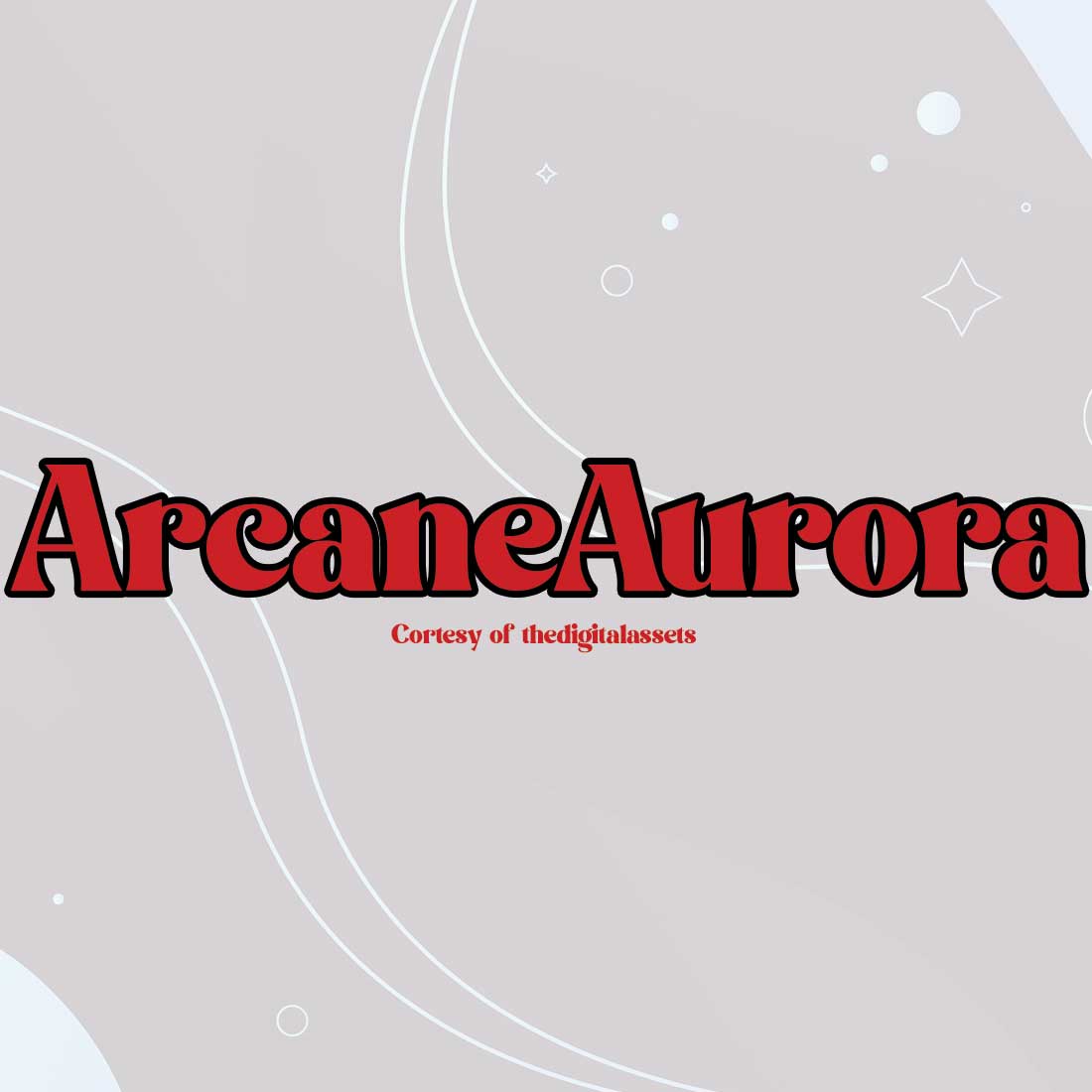 ArcaneAurora Font Designs | Best For Documents | OTF preview image.