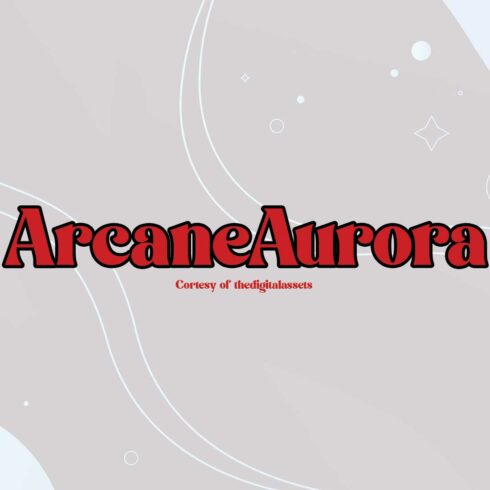 ArcaneAurora Font Designs | Best For Documents | OTF cover image.