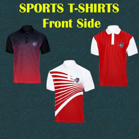 SPORTS T- SHIRTS DESIGN CDR / ZIP FILE cover image.