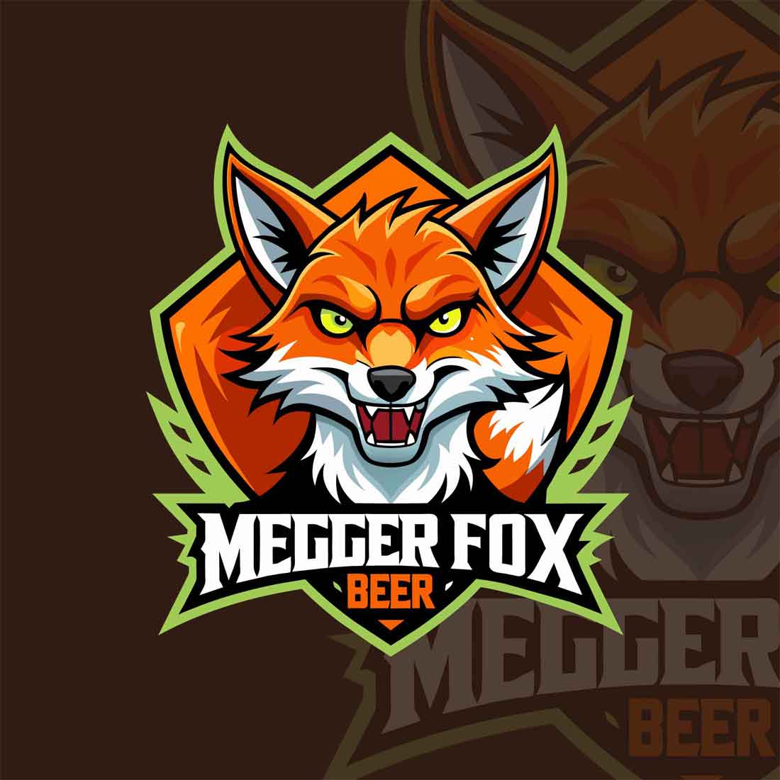 Fox Gaming Mascot Logo preview image.